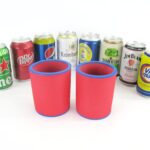 Ein Getränkekühler für 0,33L Dose Rot