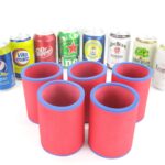 5er Set Getränkekühler für 0,33L Dose Rot