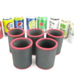 5er Set Getränkekühler für 0,33L Dose Schwarz