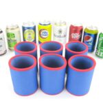 6er Set Getränkekühler für 0,33L Dose Blau