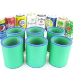 6er Set Getränkekühler für 0,33L Dose Grün