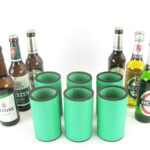 6er Set Getränkekühler für 0,33L Flasche Grün