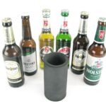 Ein Getränkekühler für 0,33L Flasche Schwarz