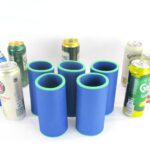 5er Set Getränkekühler für 0,5L Dosen Blau
