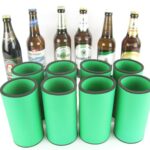 8er Set Getränkekühler für 0,5L Flasche Grün