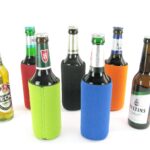 6 Flaschenkühler faltbar für 0,33L Bierflaschen im bunten Mix