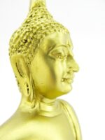 Sitzender, goldener Buddha im Dhyana Mudra – Bild 8