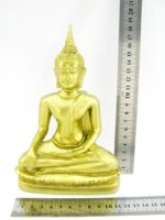 Sitzender, goldener Buddha im Dhyana Mudra – Bild 12