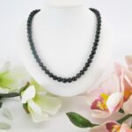 Wunderschöne Halskette aus Blue Tiger´s Eye-Perlen