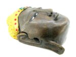 Eine wunderschöne schwarze XL Buddha Maske aus Echtholz – Bild 6