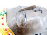 Eine wunderschöne schwarze XL Buddha Maske aus Echtholz – Bild 11