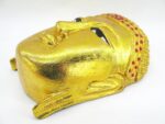 Eine wunderschöne goldene XXL Buddha Maske aus Echtholz – Bild 7