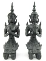 XL 2 x schwarze Tempelwächter - Teppanom (Thepphanom) m&f