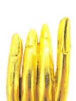 2x linke und rechte M Hand Buddha´s aus Echtholz - Sockel – Bild 19