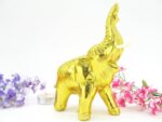 Wunderschöner kleiner handgeschnitzter Holz Elefant – Bild 2