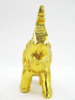 Wunderschöner kleiner handgeschnitzter Holz Elefant – Bild 3