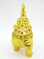 Wunderschöner kleiner handgeschnitzter Holz Elefant – Bild 5