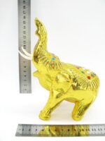 Wunderschöner kleiner handgeschnitzter Holz Elefant – Bild 12