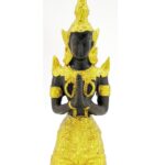 Ein schwarz-goldene Tempelwächter - Teppanom - Medium