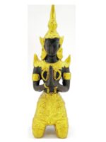 Ein schwarz-goldene Tempelwächter - Teppanom - Medium