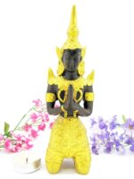 2x schwarz-goldene Tempelwächter - Teppanom - Größe Medium – Bild 2