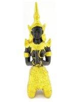 Eine schwarz-goldene Tempelwächterin - Teppanom - Medium