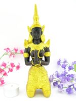 Eine schwarz-goldene Tempelwächterin - Teppanom - Medium – Bild 2