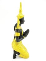 Eine schwarz-goldene Tempelwächterin - Teppanom - Medium – Bild 4