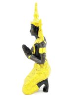 Eine schwarz-goldene Tempelwächterin - Teppanom - Medium – Bild 7