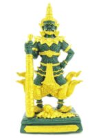 Yaksha Tempelwächter Grün Medium