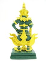 2x Yaksha Tempelwächter Rot und Grün Medium – Bild 7