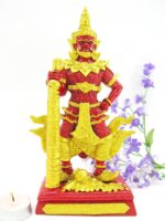 Yaksha Tempelwächter Rot Medium – Bild 2