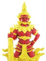 Yaksha Tempelwächter Rot Medium – Bild 7