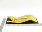 Eine goldene linke XL Hand Buddha´s aus Echtholz – Bild 7