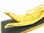 Eine goldene linke XL Hand Buddha´s aus Echtholz – Bild 11