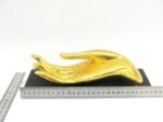 Eine goldene rechte XL Hand Buddha´s aus Echtholz – Bild 10