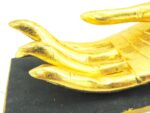 Eine goldene rechte XL Hand Buddha´s aus Echtholz – Bild 12