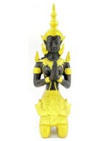 XL Schwarz-goldene Tempelwächterin - Teppanom (Thepphanom)