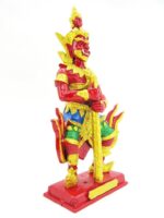 XL Yaksha - Tempelwächter Rot – Bild 3