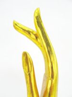 Goldene rechte und linke XL Hand Buddha´s aus Echtholz – Bild 18