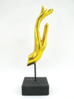 Goldene rechte und linke XL Hand Buddha´s aus Echtholz – Bild 4