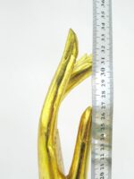 Goldene rechte und linke XL Hand Buddha´s aus Echtholz – Bild 12