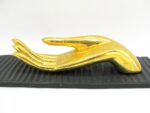 Eine goldene rechte XXL Hand Buddha´s aus Echtholz – Bild 7