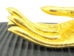 Eine goldene rechte XXL Hand Buddha´s aus Echtholz – Bild 8