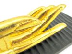Eine goldene rechte XXL Hand Buddha´s aus Echtholz – Bild 10