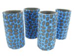4er Set blaue exclusive Bierflaschenkühler für 0,5L Flaschen – Bild 2