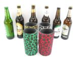 4er Set Bierflaschenkühler für 0,5L Flaschen -Bunte Mischung