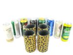 4er Set gelbe exclusive Getränkekühler für 0,5L Dosen