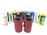 4er Set rote exclusive Getränkekühler für 0,5L Dosen