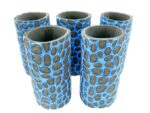 5er Set blaue exclusive Bierflaschenkühler für 0,5L Flaschen – Bild 2